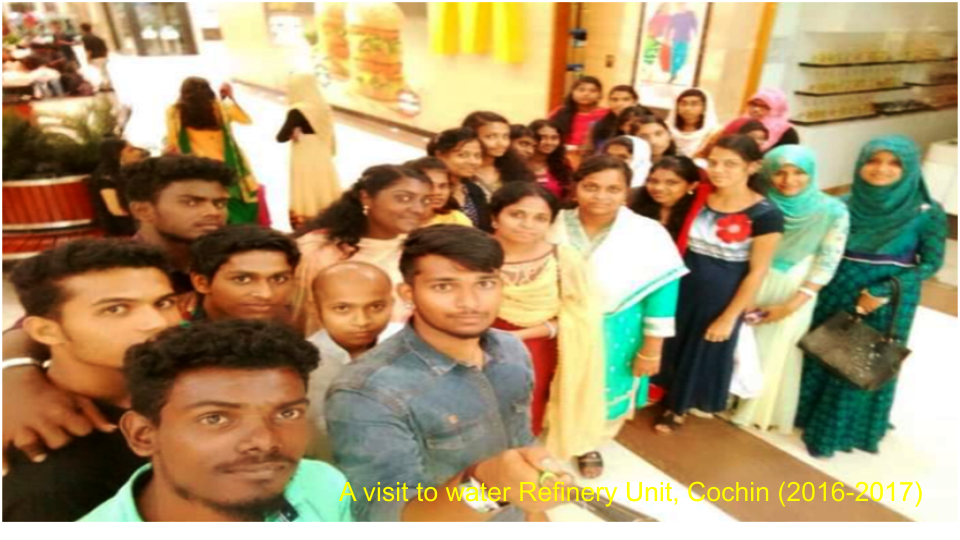 A visit to water Refinery Unit, Cochin (2016-2017)